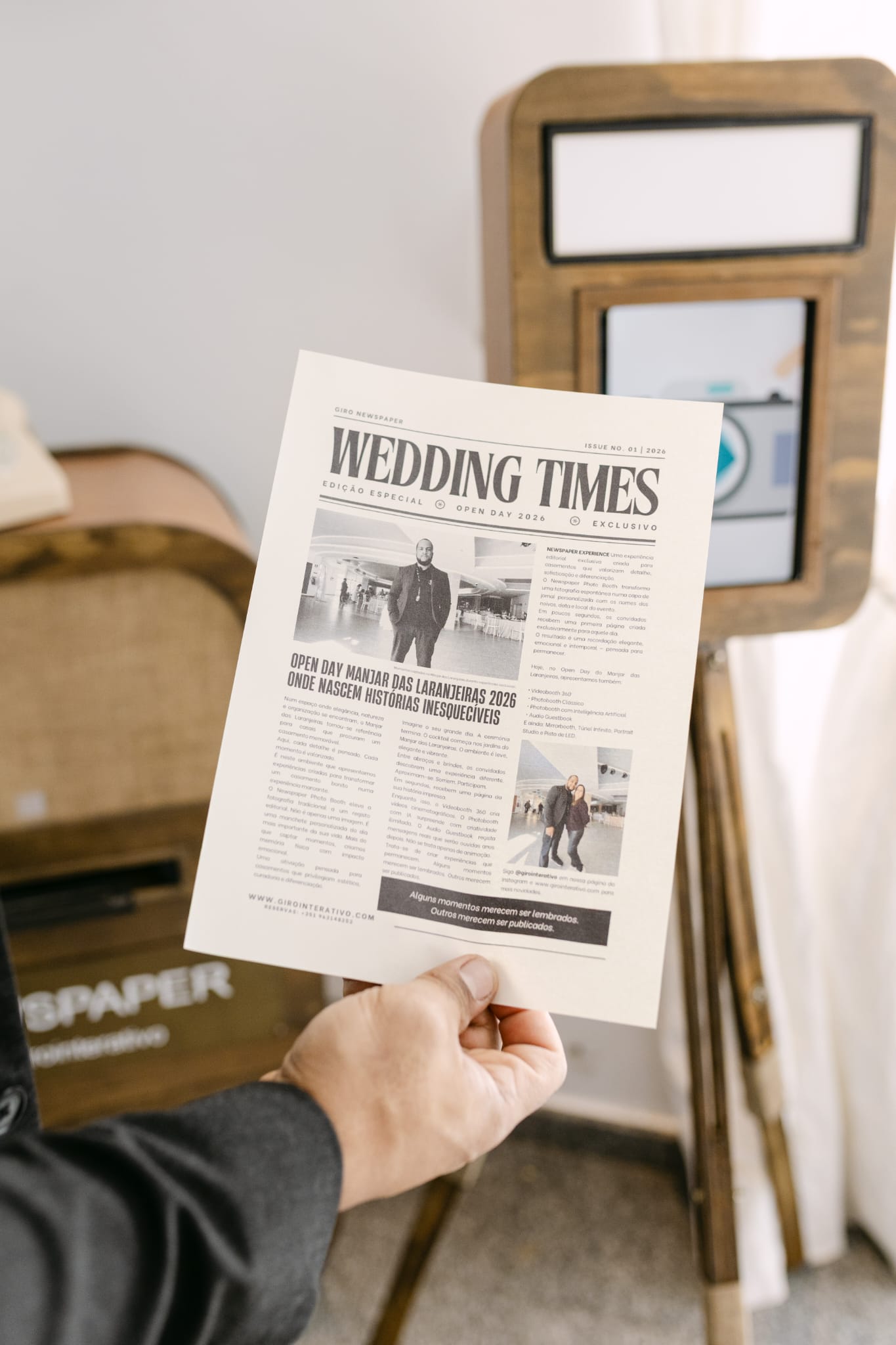 Newspaper Photobooth